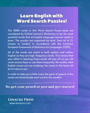 Load image into Gallery viewer, Word Search Puzzles with the Essential 5000 English Words
