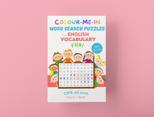 将图片加载到图库查看器,Colour-Me-In Word Search Puzzles for English Vocabulary Fun! A2 Level