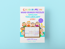 将图片加载到图库查看器,Colour-Me-In Word Search Puzzles for English Vocabulary Fun! B2 Level