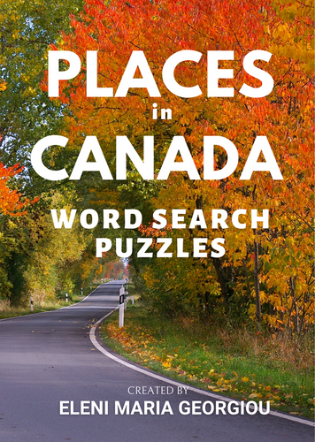 Places in Canada Word Search Puzzles