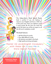 将图片加载到图库查看器,Colour-Me-In Word Search Puzzles for English Vocabulary Fun! A2 Level