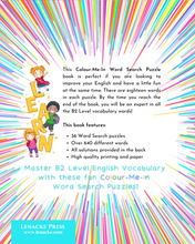 将图片加载到图库查看器,Colour-Me-In Word Search Puzzles for English Vocabulary Fun! B2 Level