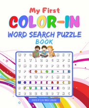 Load image into Gallery viewer, My First Color-In Word Search Puzzle Book