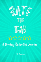 将图片加载到图库查看器,Rate the Day: A 90-Day Reflective Journal - Mint Green Edition