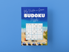 Load image into Gallery viewer, My Vacation in Greece SUDOKU Puzzles: Beach Edition
