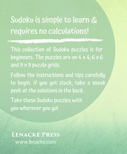 将图片加载到图库查看器,SUDOKU Puzzles for Beginners - LARGE PRINT