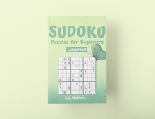 将图片加载到图库查看器,SUDOKU Puzzles for Beginners - LARGE PRINT
