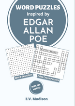 Load image into Gallery viewer, Word Puzzles Inspired by Edgar Allan Poe
