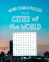 将图片加载到图库查看器，Word Search Puzzles Featuring Cities of the World
