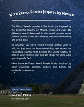 Load image into Gallery viewer, Word Search Puzzles Inspired by Mexico
