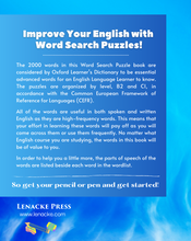 Φόρτωση εικόνας στο εργαλείο προβολής Συλλογής, Word Search Puzzles with 2000 Advanced English Words
