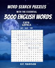 Load image into Gallery viewer, Word Search Puzzles with the Essential 3000 English Words
