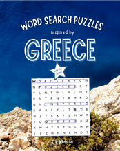 Load image into Gallery viewer, Word Search Puzzles Inspired by Greece
