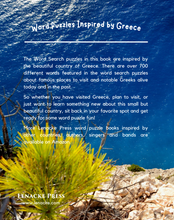 Load image into Gallery viewer, Word Search Puzzles Inspired by Greece
