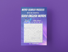 将图片加载到图库查看器，Word Search Puzzles with the Essential 5000 English Words
