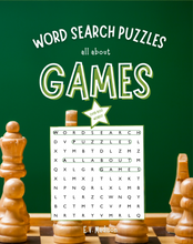 Load image into Gallery viewer, Word Search Puzzles All About Games
