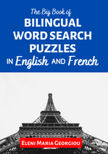 Load image into Gallery viewer, The Big Book of Bilingual Word Search Puzzles in English and French
