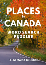 Load image into Gallery viewer, Places in Canada Word Search Puzzles
