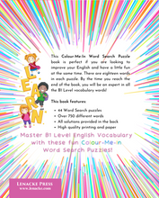 画像をギャラリービューアに読み込む, Colour-Me-In Word Search Puzzles for English Vocabulary Fun! B1 Level
