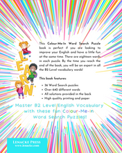 Charger l&#39;image dans la galerie, Colour-Me-In Word Search Puzzles for English Vocabulary Fun! B2 Level
