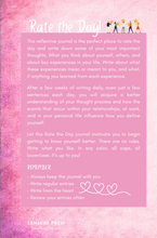 画像をギャラリービューアに読み込む, Rate the Day: A 90-Day Reflective Journal - Coral Rose Edition

