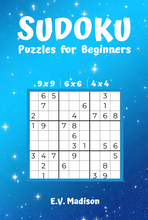 Load image into Gallery viewer, SUDOKU Puzzles for Beginners
