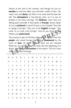 画像をギャラリービューアに読み込む, Travels in and Around Athens: Reading and Word Find Fun!
