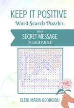 将图片加载到图库查看器，Keep it Positive: Word Search Puzzles with a  Secret Message in Each Puzzle
