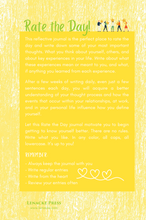 Lade das Bild in den Galerie-Viewer, Rate the Day: A 90-Day Reflective Journal - Lemon Dream Edition
