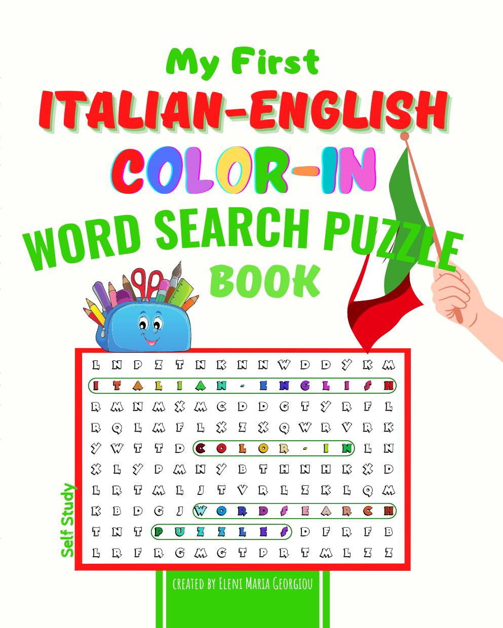 My First Italian-English Color-In Word Search Puzzle Book