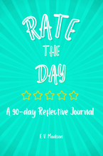Load image into Gallery viewer, Rate the Day: A 90-Day Reflective Journal - Mint Green Edition
