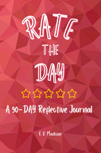 Load image into Gallery viewer, Rate the Day: A 90-Day Reflective Journal - Ruby Berry Edition

