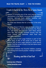 将图片加载到图库查看器，Travels to Santorini, Ios, Paros, Kos and Samos Islands: Reading and Word Find Fun!
