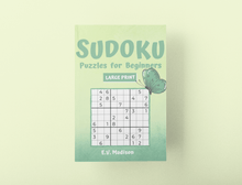 将图片加载到图库查看器，SUDOKU Puzzles for Beginners - LARGE PRINT
