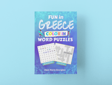 Φόρτωση εικόνας στο εργαλείο προβολής Συλλογής, Fun in Greece Color In Word Puzzles
