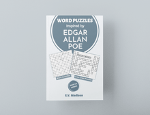 Load image into Gallery viewer, Word Puzzles Inspired by Edgar Allan Poe
