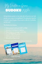 Charger l&#39;image dans la galerie, My Vacation in Greece SUDOKU Puzzles: Sunset Edition
